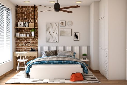 3 couleurs originales pour une chambre à coucher masculine