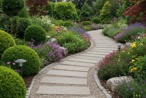 10 idées d&rsquo;allées en pavé pour embellir votre jardin