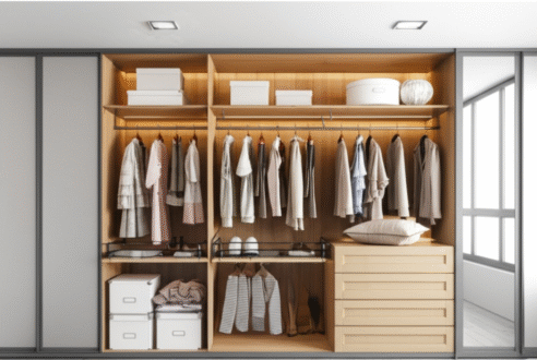 Dressing sur mesure : fini le désordre, bonjour l&rsquo;espace organisé !