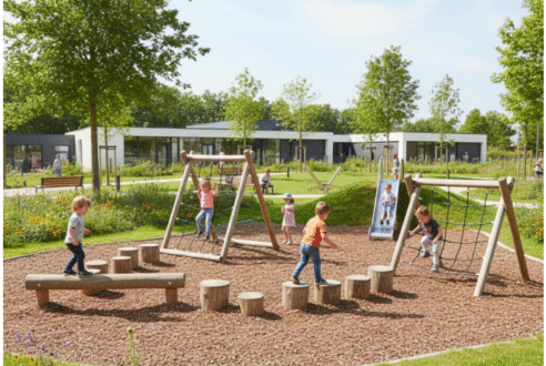 Parcours de motricité : mieux vieillir grâce à un jardin adapté