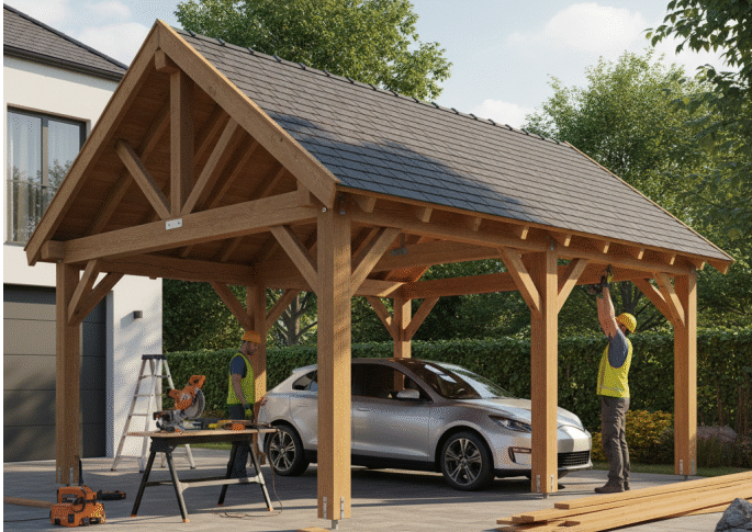 Abri de voiture vs. garage : le match des solutions de protection