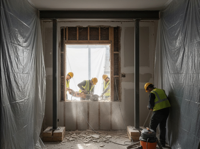 Le rôle de l&rsquo;étude béton dans l&rsquo;ouverture d&rsquo;un mur porteur