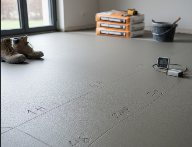 Quel temps de séchage respecter pour un ragréage ?