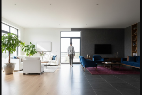 L&rsquo;impact de la couleur du sol sur la perception de votre espace