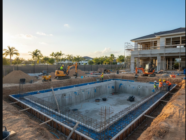 Trou de piscine trop profond : comment rattraper le niveau