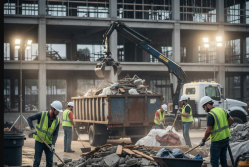 Devis nettoyage chantier avec enlèvement encombrants