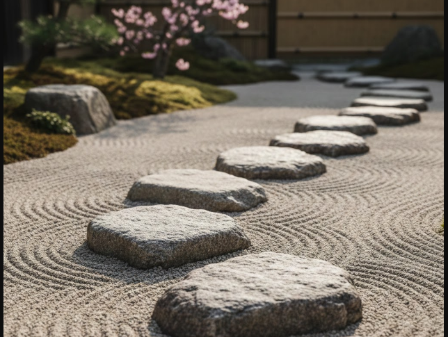 Pas japonais sur lit de gravier : l&rsquo;esthétique contemporaine