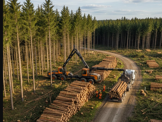 Sécurisation de chantier d&rsquo;abattage : périmètre et signalisation