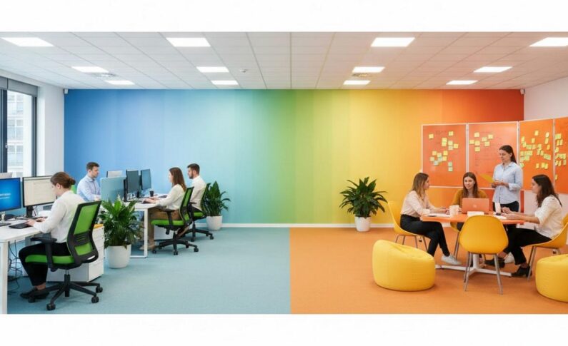 Boostez votre productivité au bureau grâce à la psychologie des couleurs