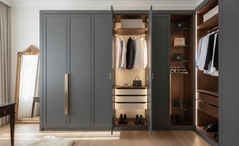 Finitions haut de gamme pour placard sur mesure