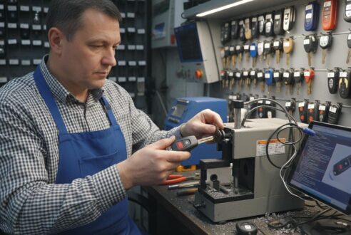 Reproduction de clés de voiture codées chez le serrurier