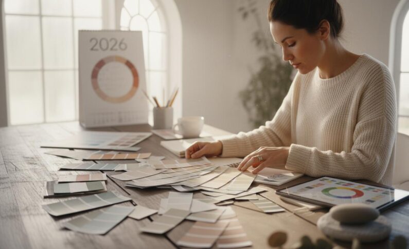 Décryptage du nuancier de couleurs tendance pour 2026