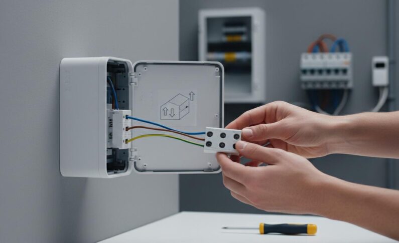 Installation rapide : raccordement électrique simplifié