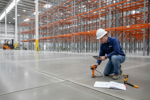 Calcul d&rsquo;épaisseur d&rsquo;un dallage béton pour rayonnage lourd