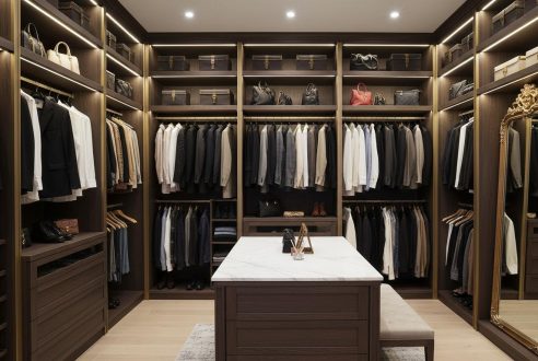 Dressing toute hauteur plafond : l&rsquo;effet sur mesure garanti