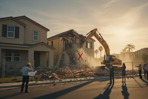 Erreur d&rsquo;implantation de maison : le cauchemar de la démolition