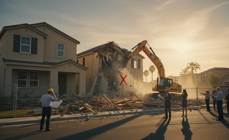 Erreur d&rsquo;implantation de maison : le cauchemar de la démolition