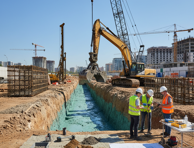 Fondations spéciales parois moulées