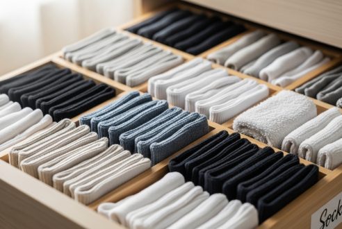 L&rsquo;art du pliage vertical selon la méthode Marie Kondo