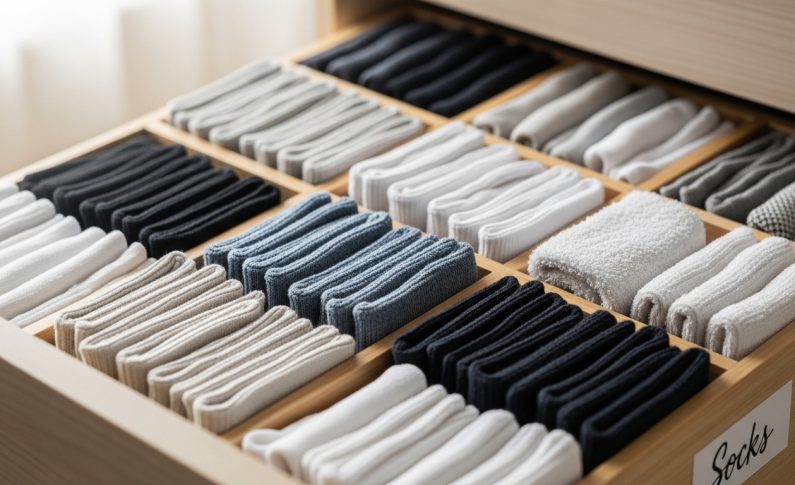 L&rsquo;art du pliage vertical selon la méthode Marie Kondo