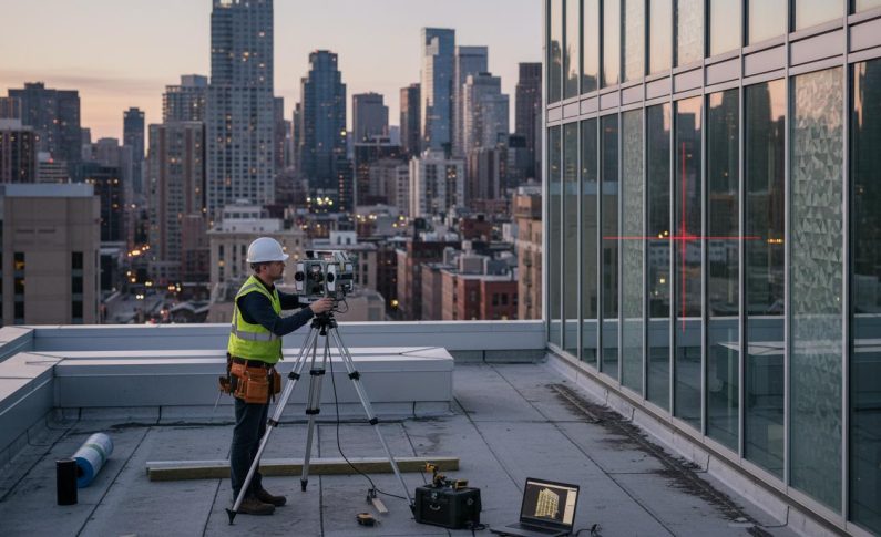 Laser de balayage : la haute précision pour les toits et façades