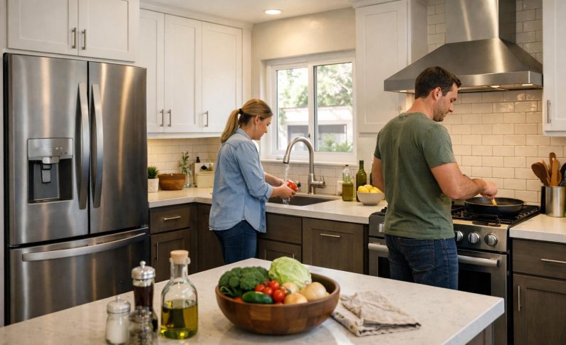 Le triangle d&rsquo;activité : règle d&rsquo;or d&rsquo;une cuisine ergonomique