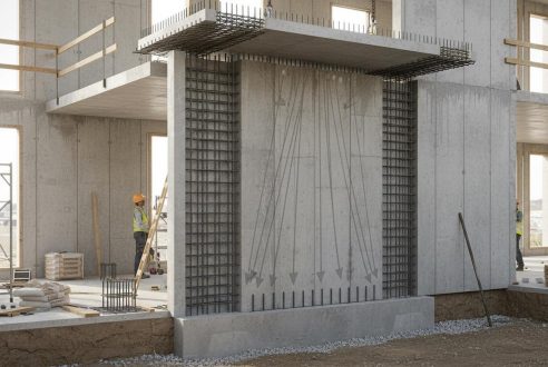 Reprise de charge d’un mur porteur en béton armé