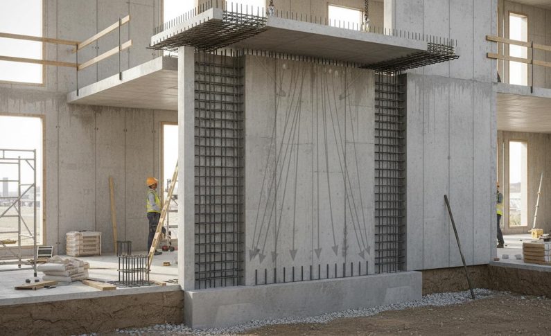 Reprise de charge d’un mur porteur en béton armé