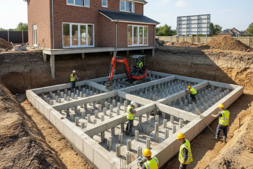 Rigidifier structure maison sur argile gonflante