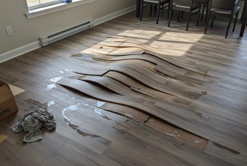 Sol gonflé par l&rsquo;eau : irréversible pour le stratifié standard