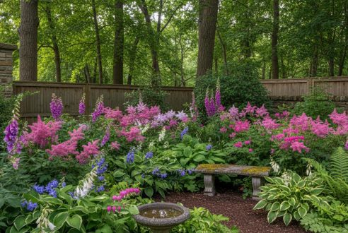 Plantes vivaces d&rsquo;ombre : fleurir un coin sombre du jardin