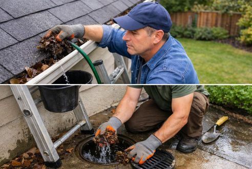 Gouttières et regards : l&rsquo;entretien pour éviter les débordements