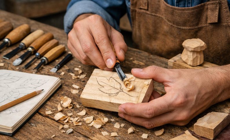Débuter la sculpture sur bois : quel bois choisir pour commencer ?