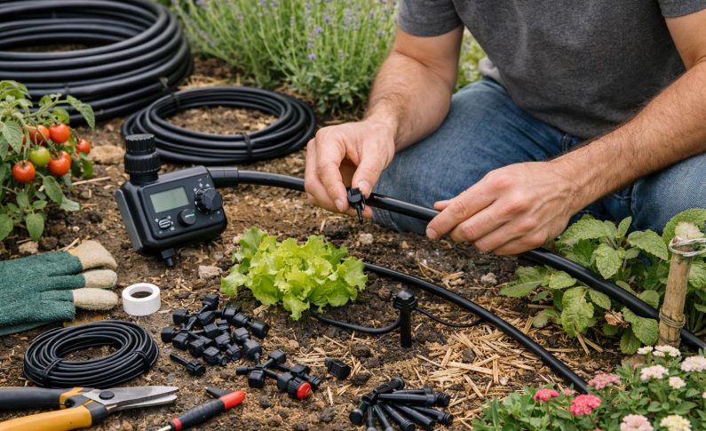 Installer un arrosage automatique goutte-à-goutte soi-même