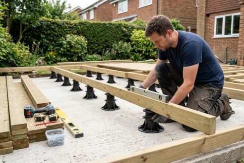 La pose de terrasse sur plots : le guide complet pour les débutants