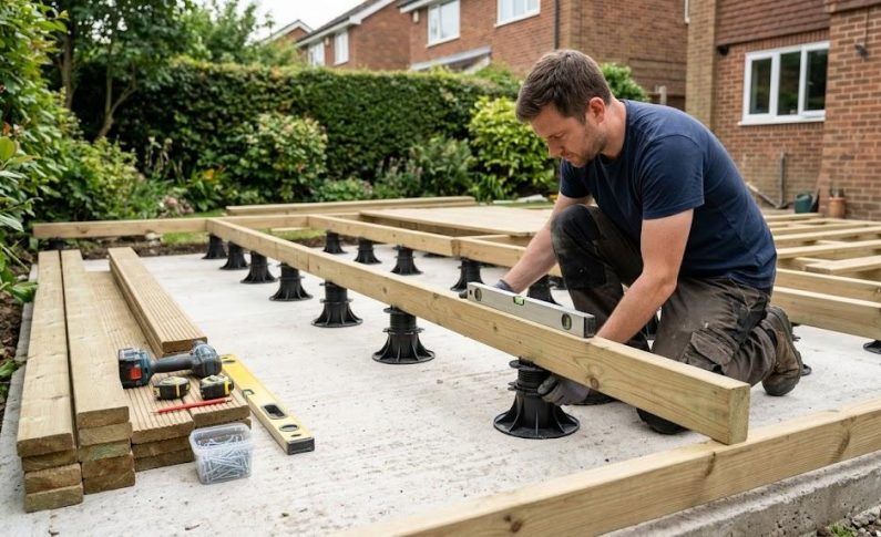 La pose de terrasse sur plots : le guide complet pour les débutants