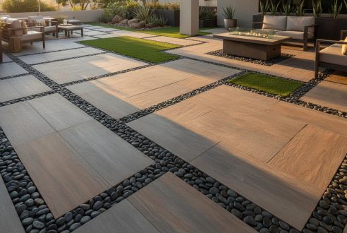 Revêtement de sol extérieur : allier résistance au passage et esthétique