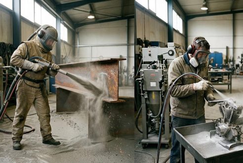 Sablage et aérogommage : quelles différences de puissance ?