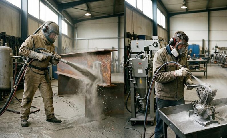 Sablage et aérogommage : quelles différences de puissance ?