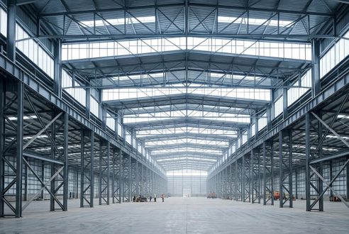 Structure métal : portée libre importante