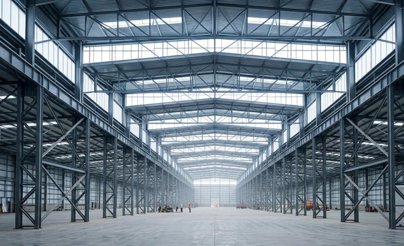 Structure métal : portée libre importante