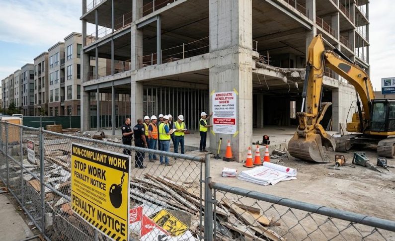 Travaux non conformes : de l&rsquo;amende à la démolition, les risques encourus