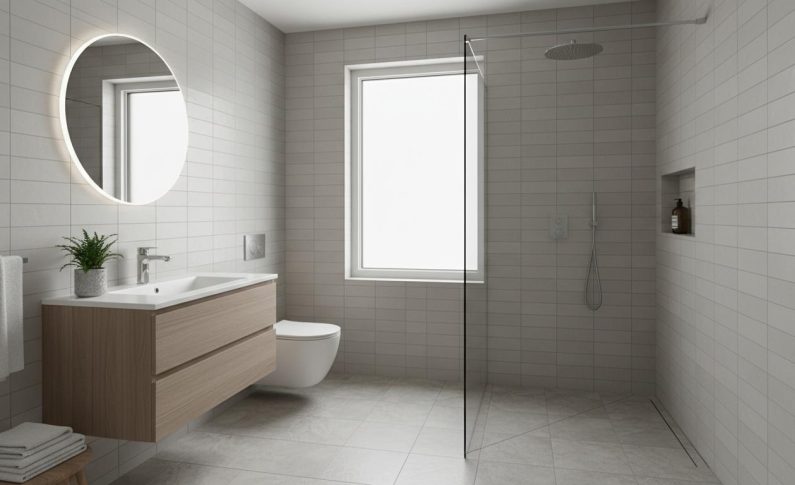 La douche italienne est-elle adaptée aux petites salles de bain ?