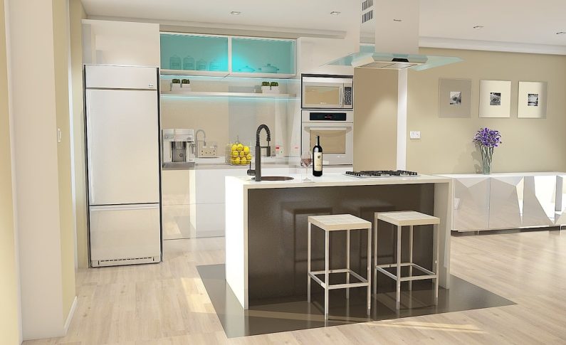 L&rsquo;îlot central de cuisine gêne-t-il la circulation fluide ?