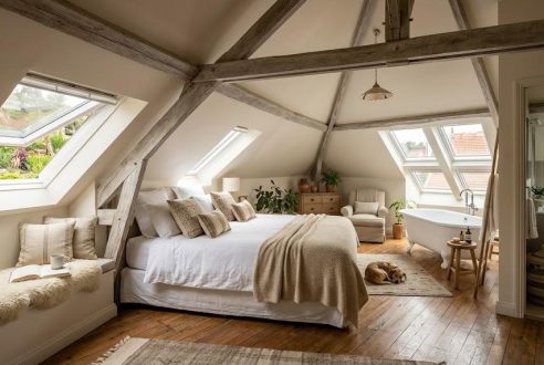 Suite parentale sous combles : comment transformer un grenier en cocon douillet ?