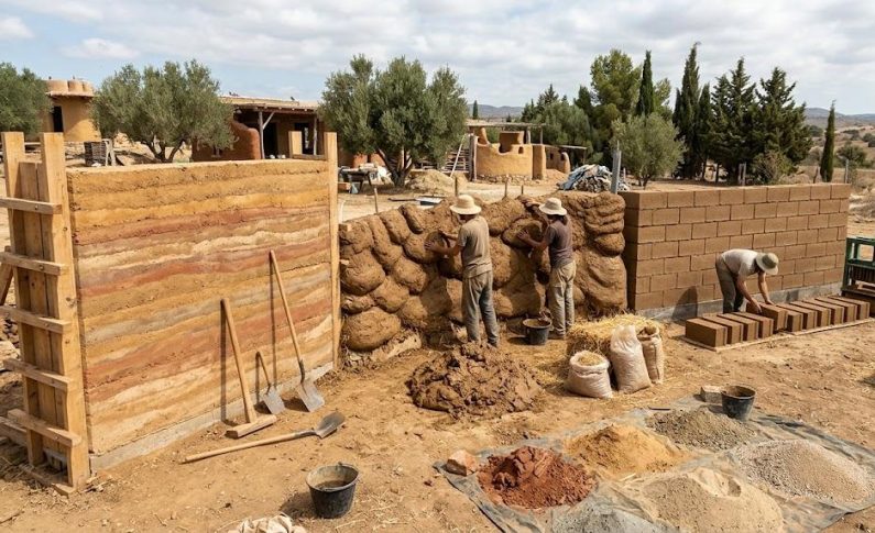 Pisé, bauge, BTC : les différentes techniques de la construction en terre crue