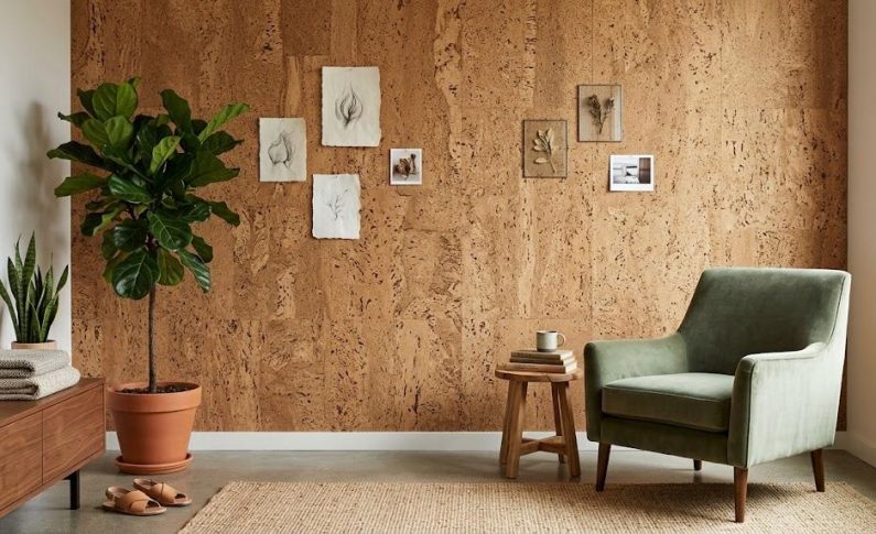 Mur en liège : l&rsquo;idée déco pour un intérieur sain et stylé