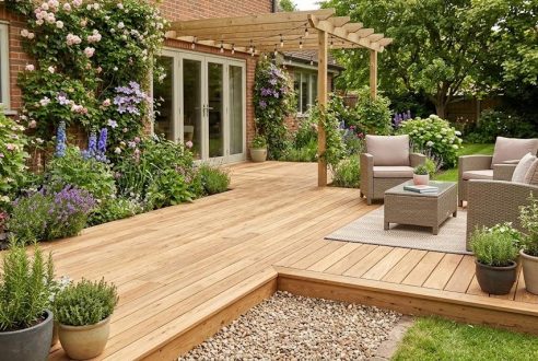 Terrasse en bois certifié FSC/PEFC : l&rsquo;atout charme de votre jardin