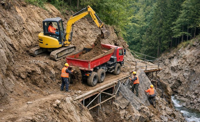 Terrassement : les solutions pour les terrains d&rsquo;accès difficile