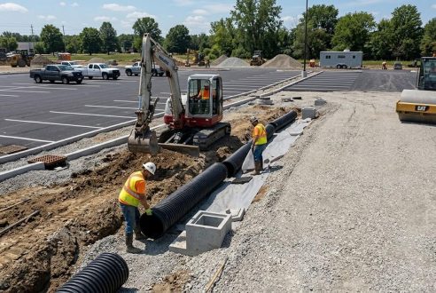Comment le VRD permet de créer un parking drainant et stable ?
